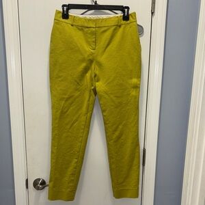 Kate Spade Vibrant Yellow Trousers size 4
